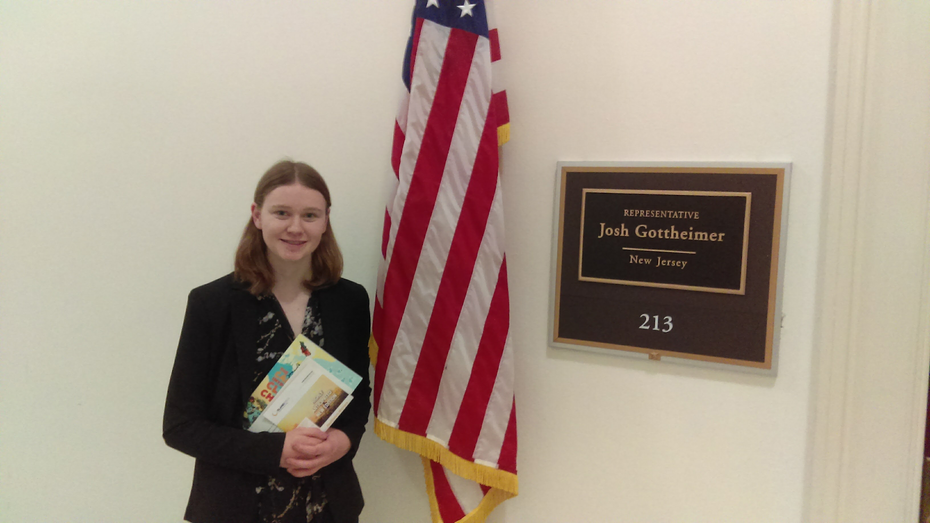 Isabella Austin at Rep. Gottheimer's office | Island Press